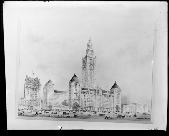 McKim, Mead & White. Grand Central Terminal proposal. ca. 1903. museum of the City of New York. 90.44.1.486