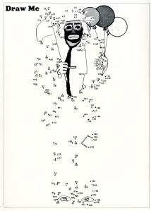 Draw me. Emmett Kelly Jr. Star Spangled Circus program. 1974. Museum of the City of New York Theater archives.