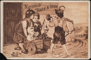 Printed by Donaldson Brothers (Firm). Nichols' Bark & Iron. ca. 1880. Museum of the City of New York. 43.234.33