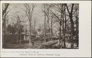 Brooklyn Daily Eagle (Firm). Friends' Burying Ground -- Prospect Park. ca. 1915. Museum of the City of New York. X2011.34.1829