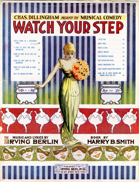 Sheet music from Watch Your Step. 1914. Museum of the City of New York. 66.67.24.